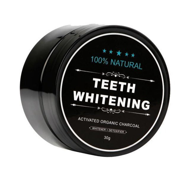 All Natural Charcoal Teeth Whitening + Free Bamboo Toothbrush